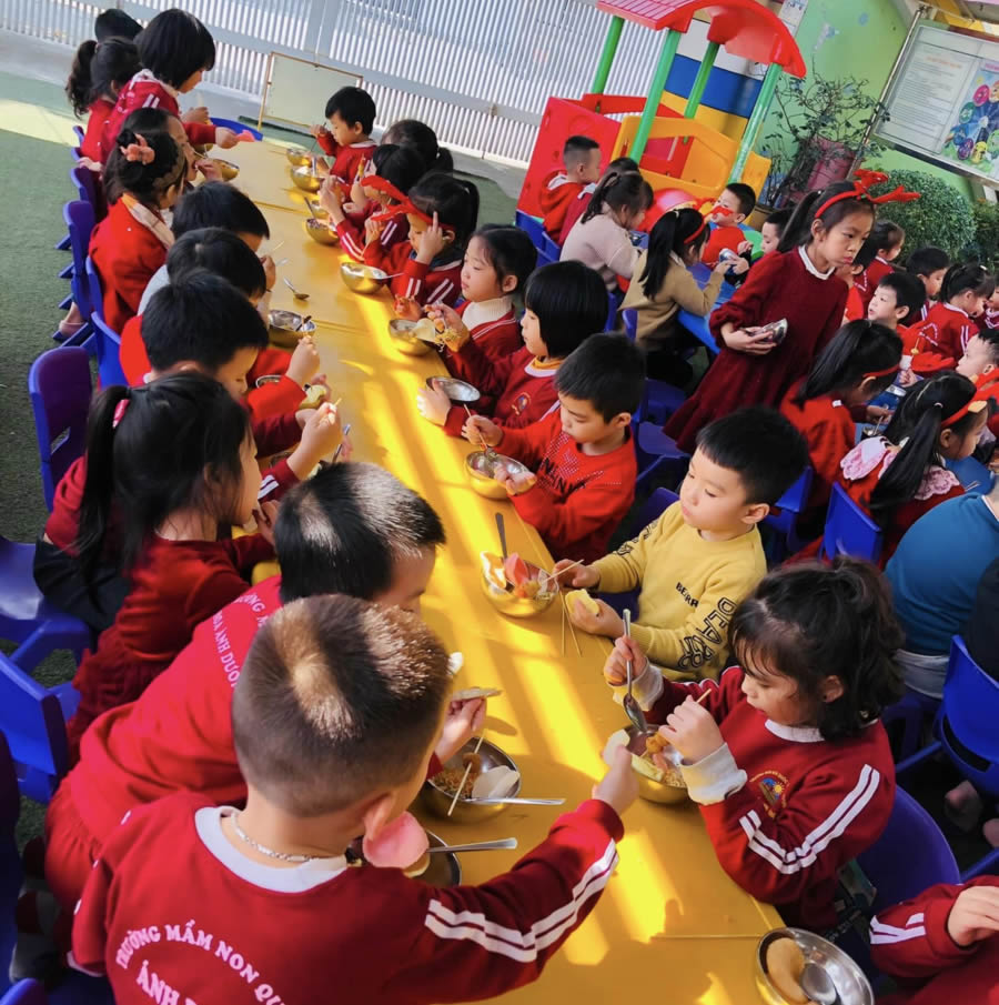 Trường Hoa Ánh Dương tổ chức Tiệc Bufee Chào Xuân năm 2023